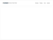 Tablet Screenshot of faerber-architekten.de
